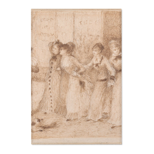 Workers' Daughters on the Outer Boulevard — Renoir Area Rug