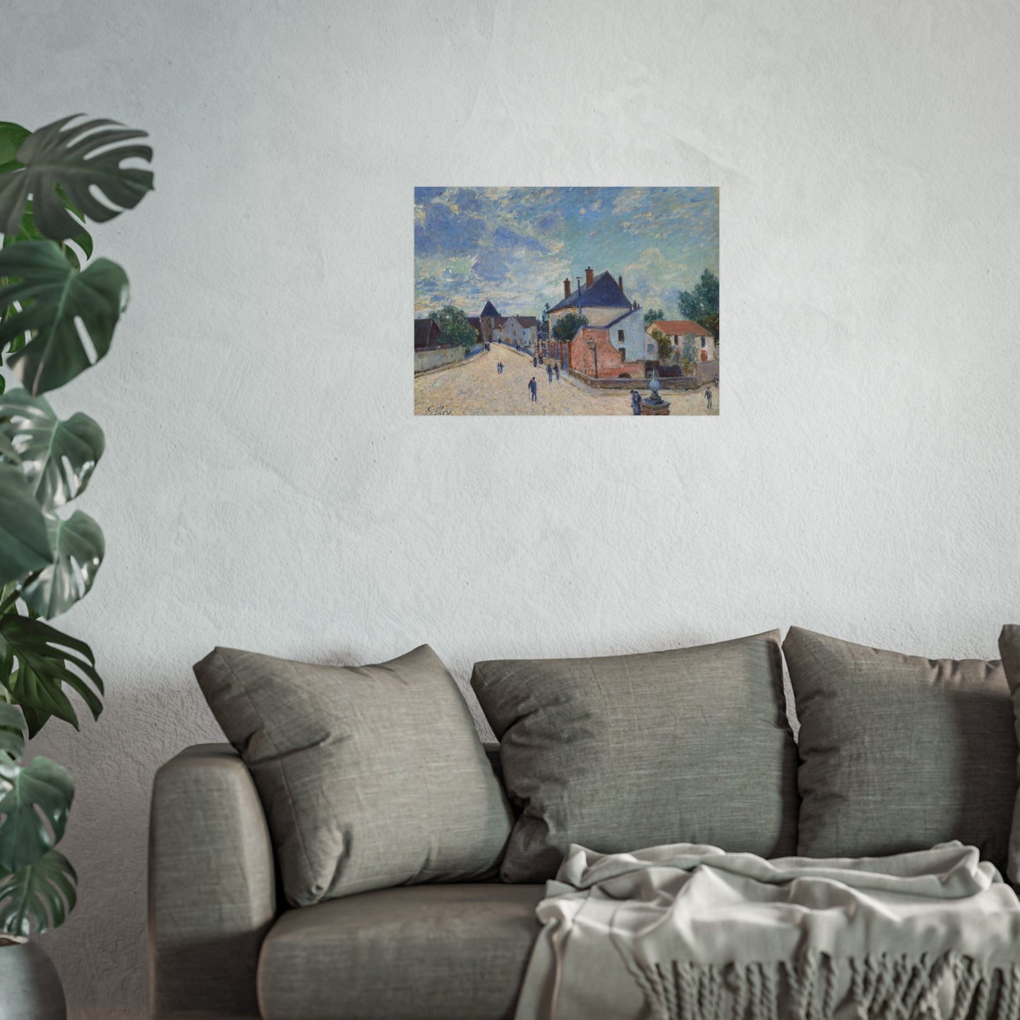 Alfred Sisley - Street in Moret | Fine Art Poster