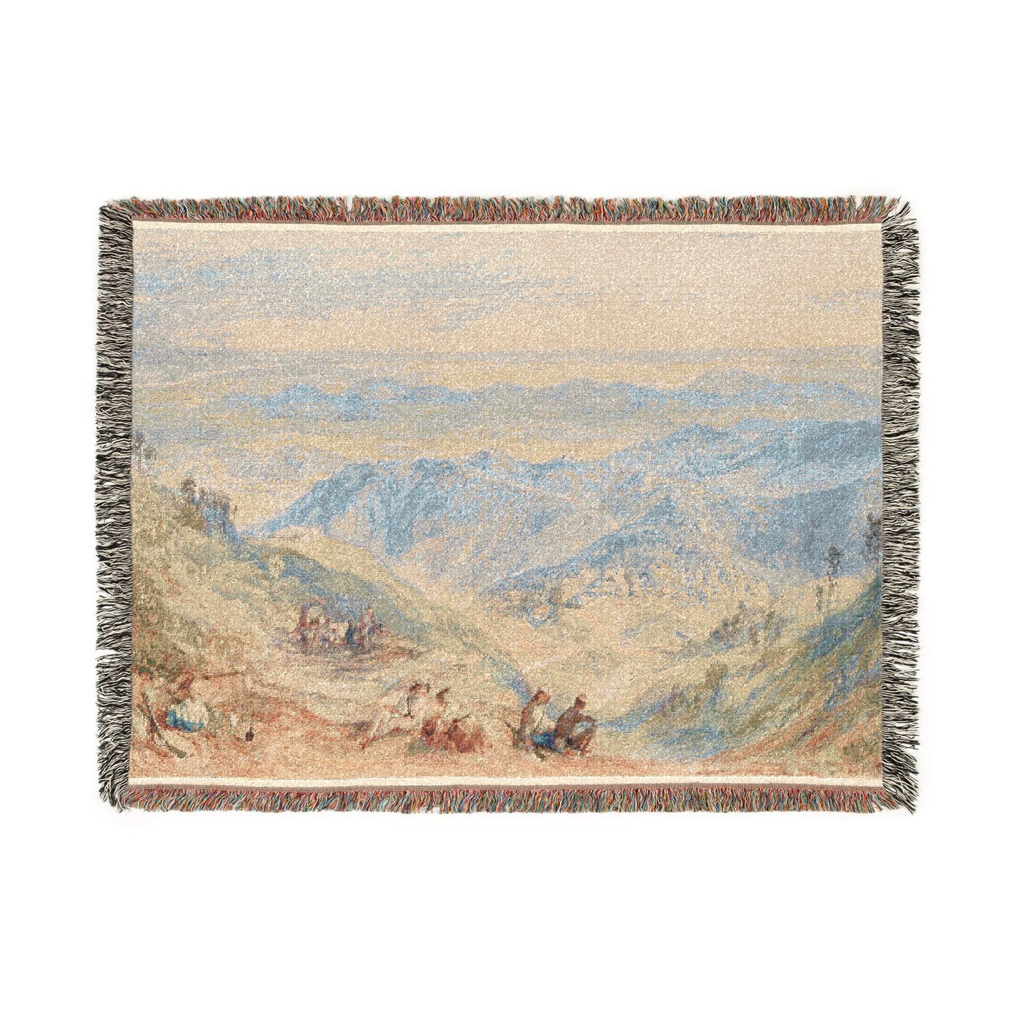 Joseph Mallord William Turner - Mussooree and the Dhoon from Landour | Tapestry Blanket