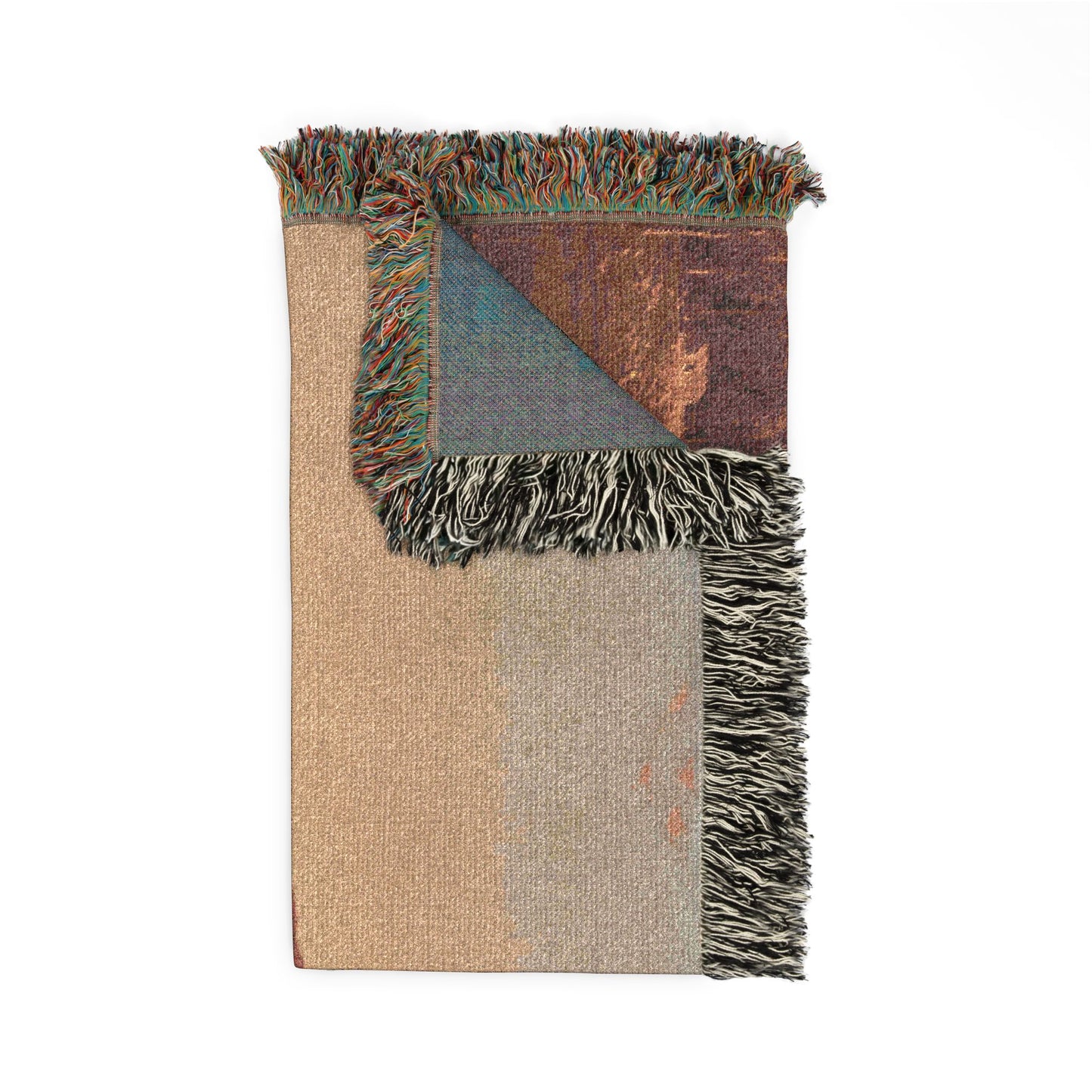 A Home in the Wilderness Woven Throw Blanket