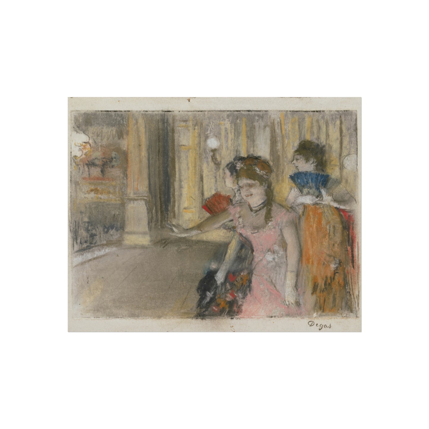 Hilaire Germain Edgar Degas - Singers on the Stage | Fine Art Poster