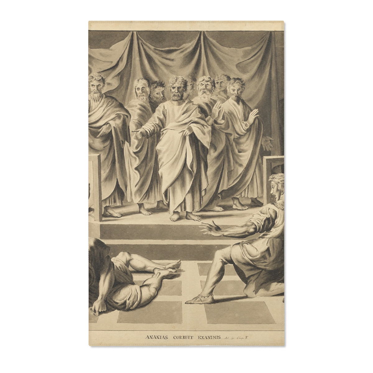 Death of Ananias — Constable Area Rug