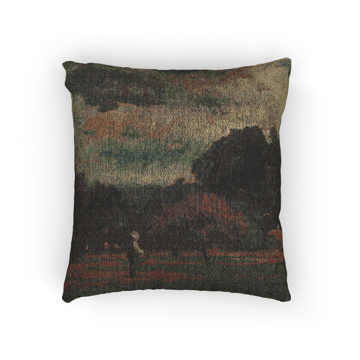 George Inness - Harvest, Montclair, New Jersey | Woven Pillow