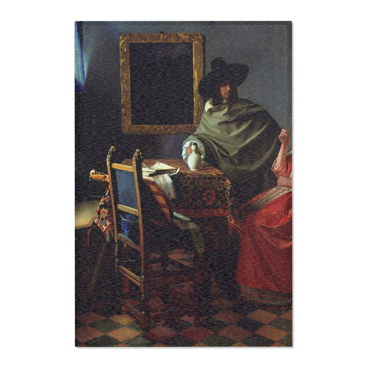 The Glass of Wine — Vermeer Area Rug
