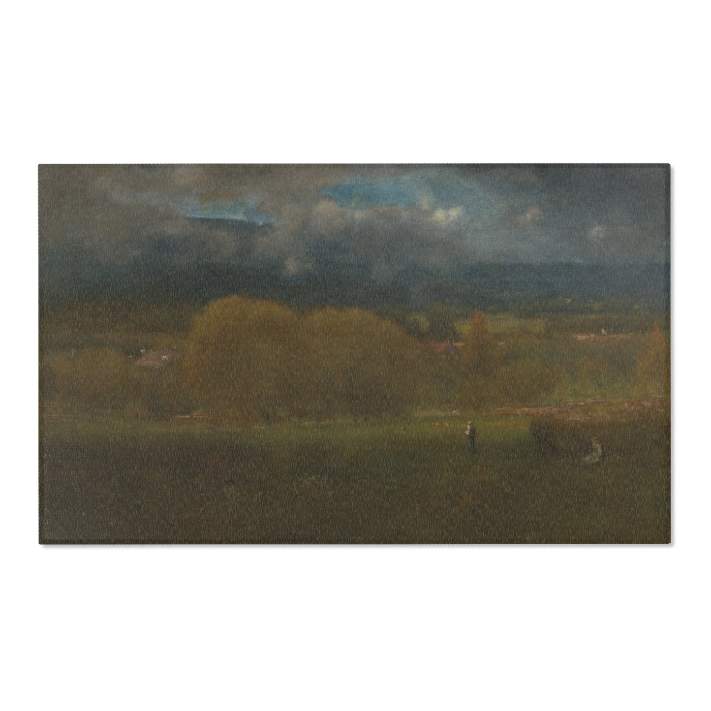 George Inness - Sunlit Valley | Area Rug
