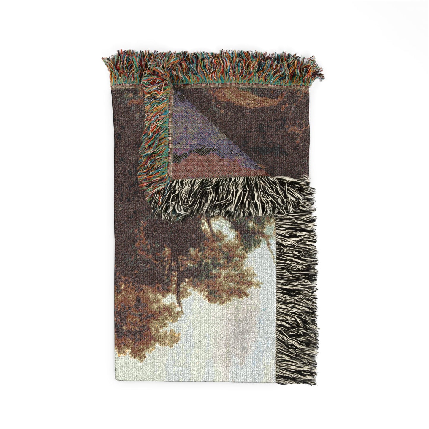 George Inness - The Old Mill | Woven Tapestry Blanket