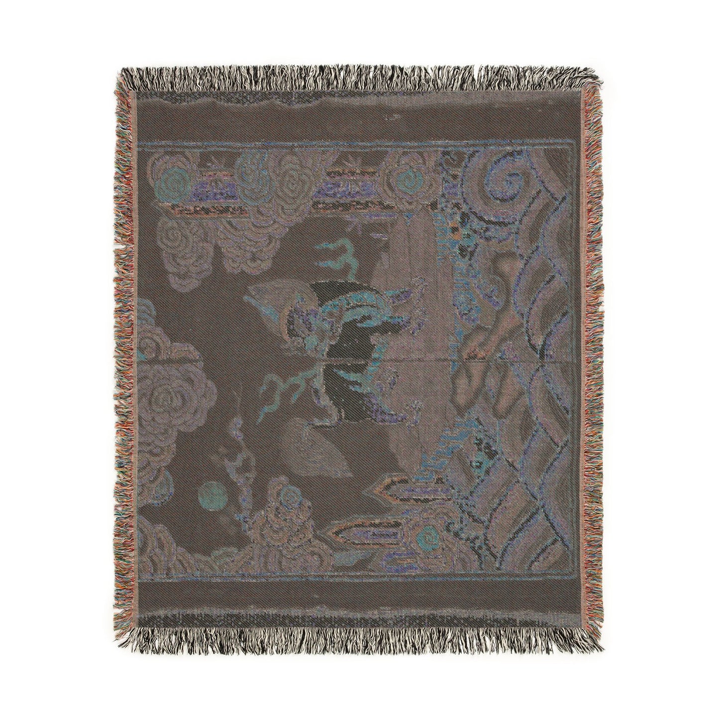 130_rank-badge-buzi | Woven Tapestry Blanket