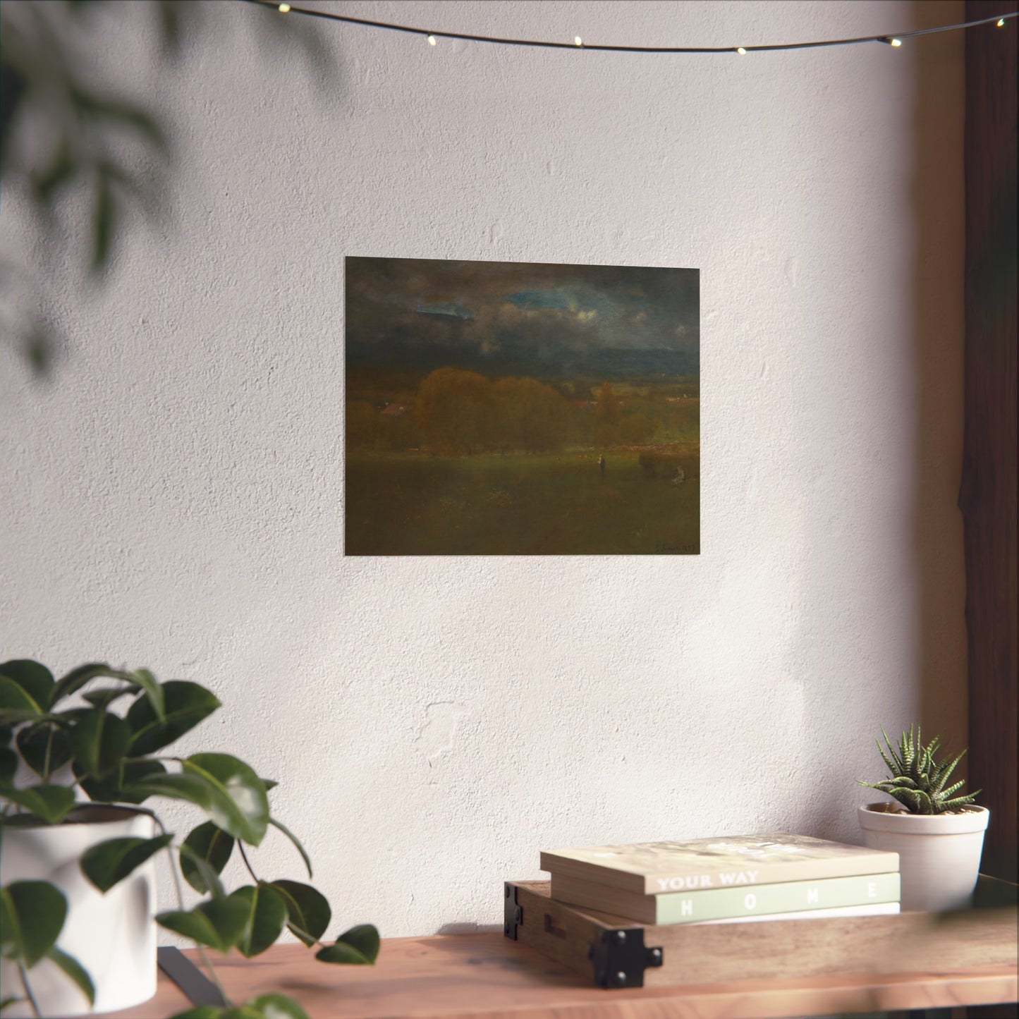 George Inness - Sunlit Valley | Fine Art Poster