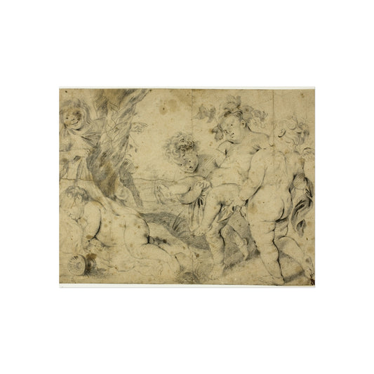 Young Bacchus and Companions — Anthony van Dyck Fine Art Poster