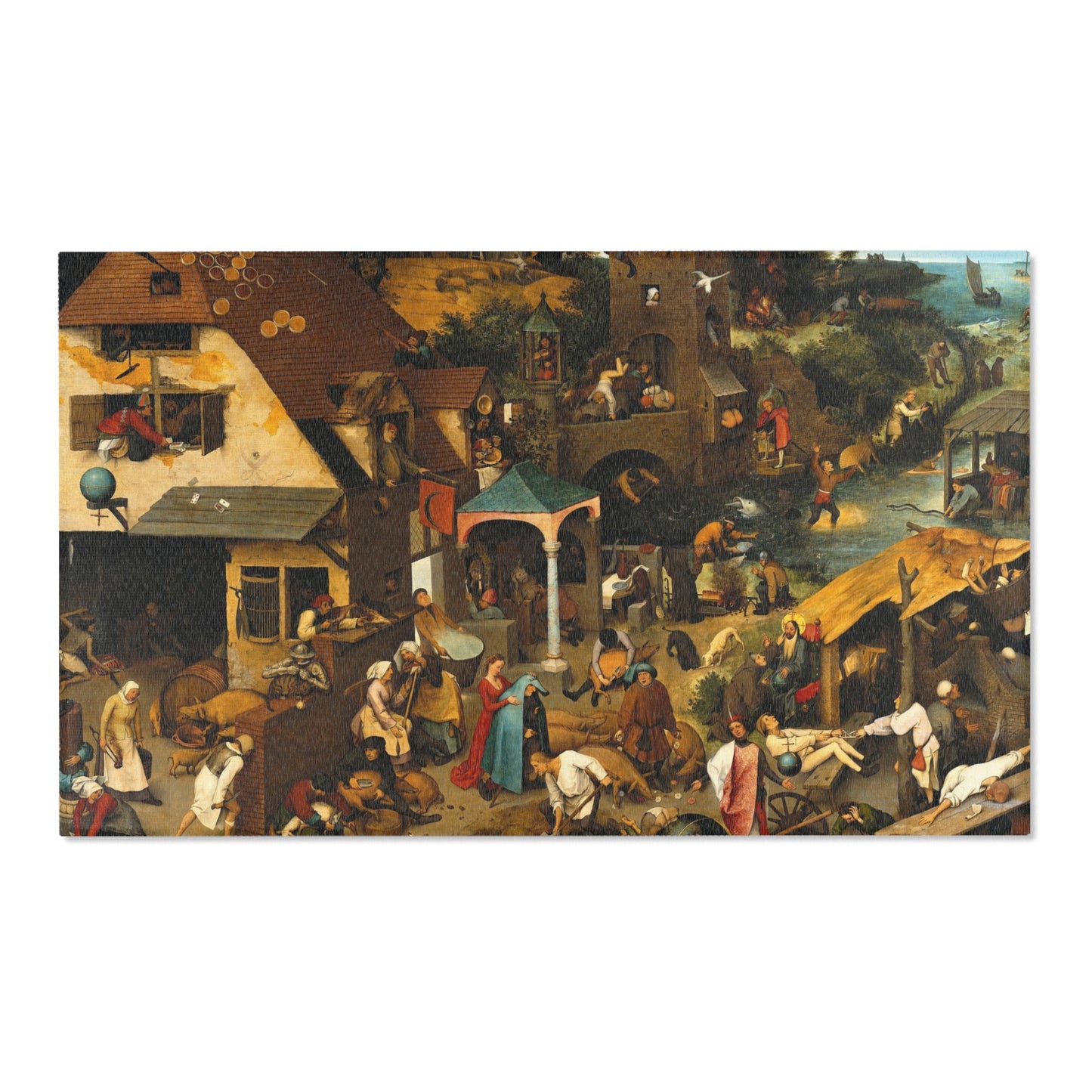 Pieter Brueghel the Elder - The Dutch Proverbs - Google Art Project | Area Rug