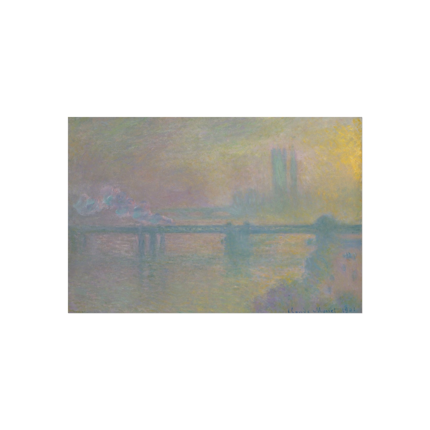 Claude Monet - Charing Cross Bridge, London | Fine Art Poster