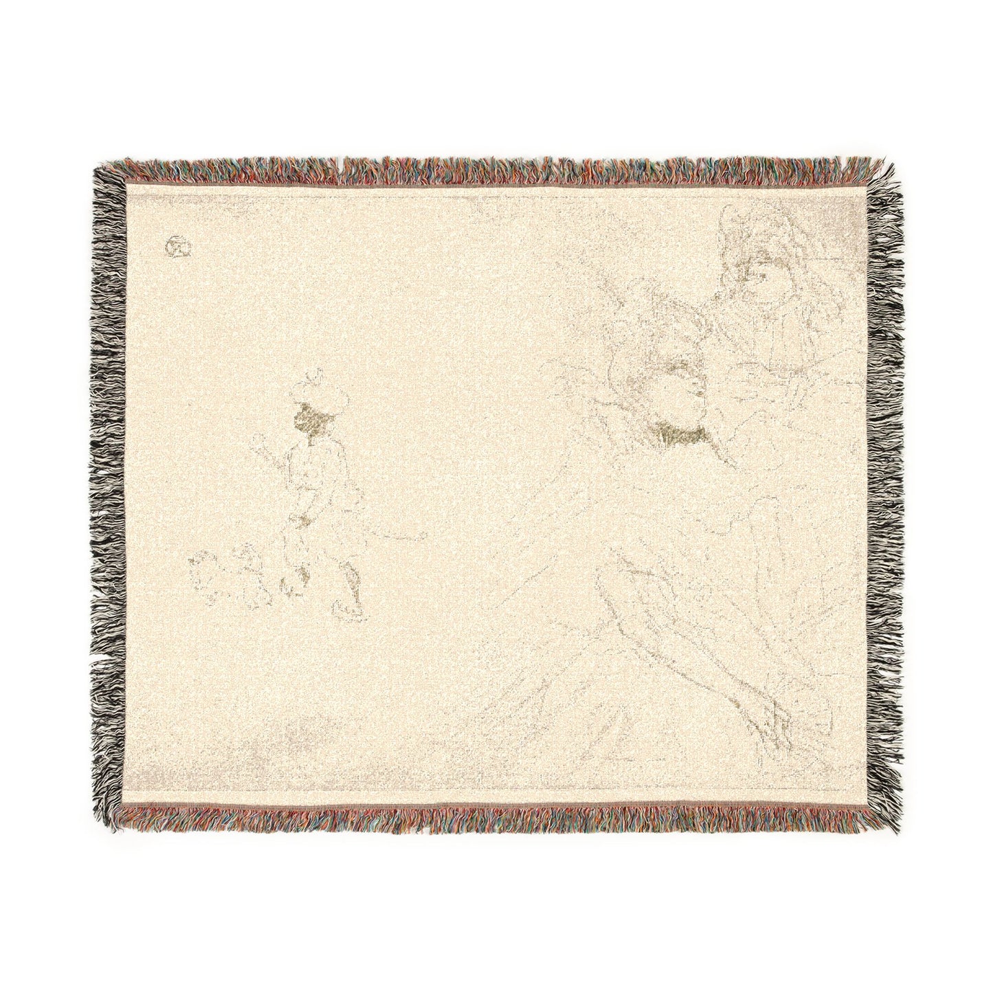 Henri de Toulouse-Lautrec - Cover for L'exemple de Ninon de Lenclos amoureuse | Woven Tapestry Blanket