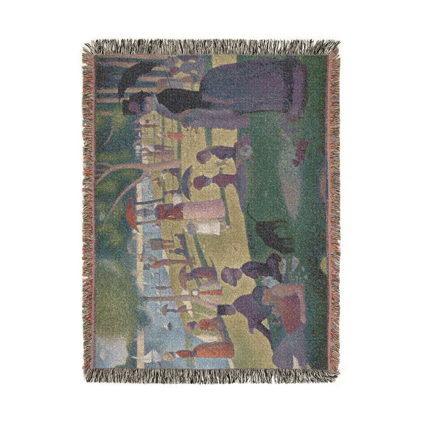 Georges Seurat - A Sunday on La Grande Jatte — 1884 | Woven Tapestry Blanket