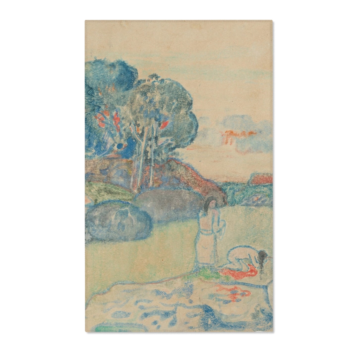 Paul Gauguin - Tahitian Landscape | Area Rug