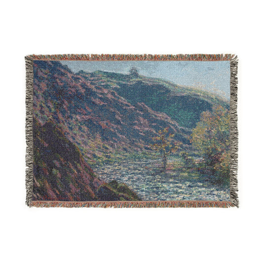 The Petite Creuse River — Monet Tapestry Blanket
