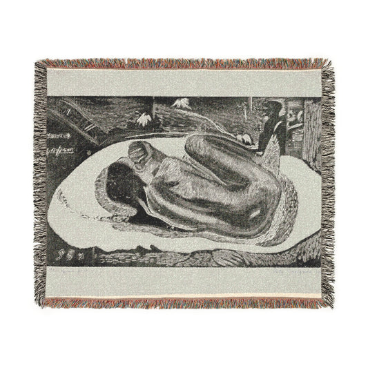 Manao tupapau — Gauguin Tapestry Blanket