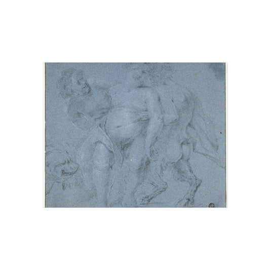 Silenus Supported by Two Satyrs — Peter Paul Rubens Fine Art Poster