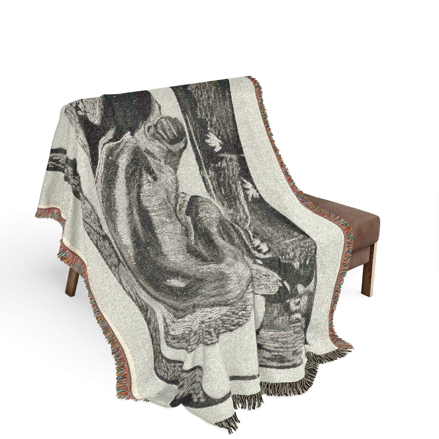 Paul Gauguin - Manao tupapau (She Thinks of the Ghost or The Ghost Thinks of Her), from the Noa Noa Suite | Woven Tapestry Blanket