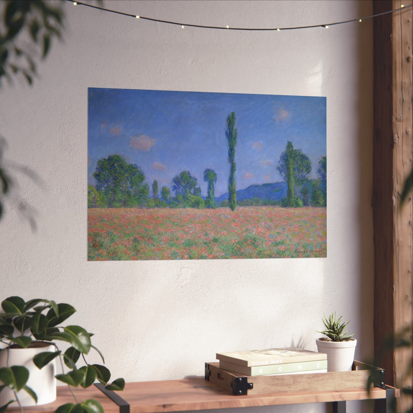 Claude Monet - Poppy Field (Giverny) | Fine Art Poster