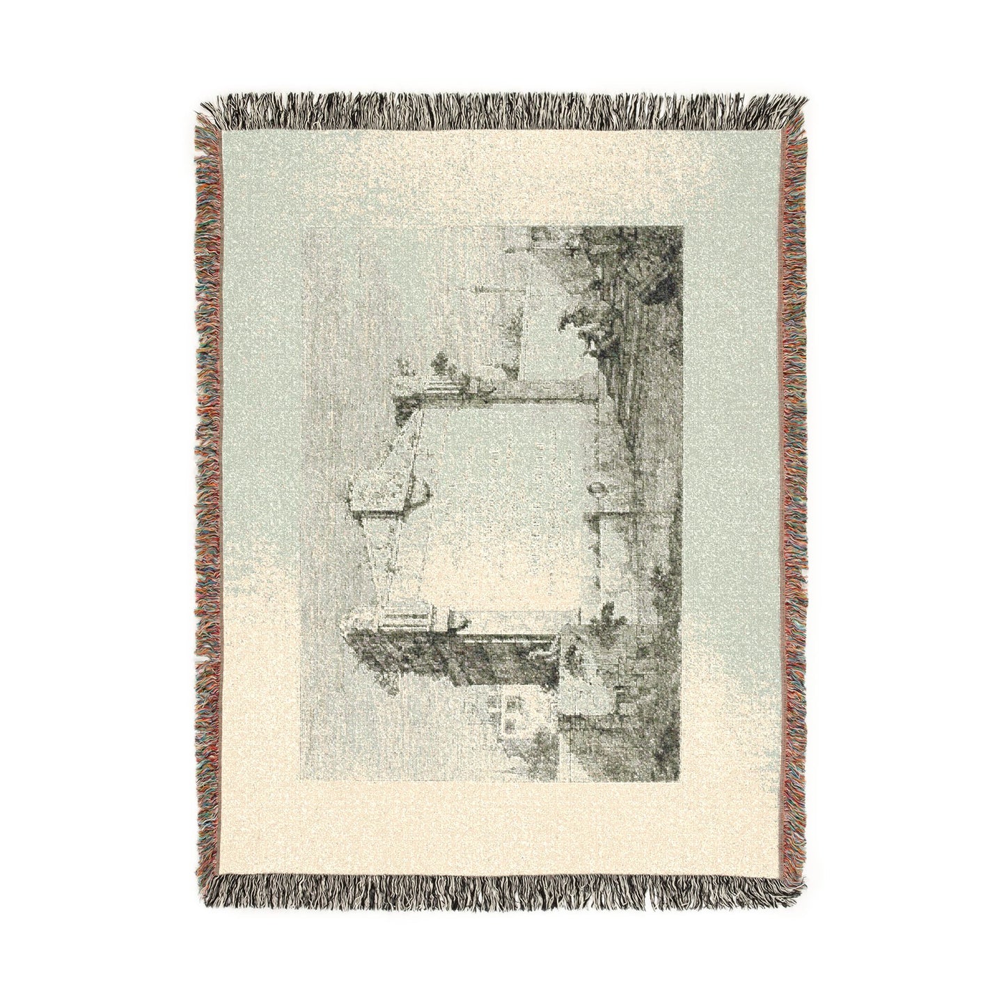 Canaletto - Title Page, from Vedute | Woven Tapestry Blanket