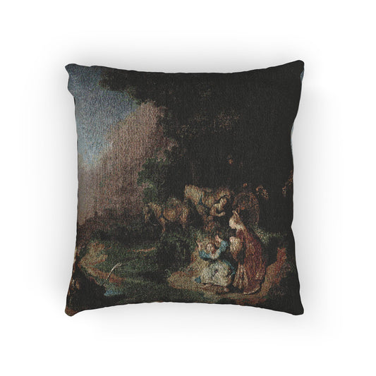 The Abduction of Europa — Rembrandt van Rijn Woven Pillow