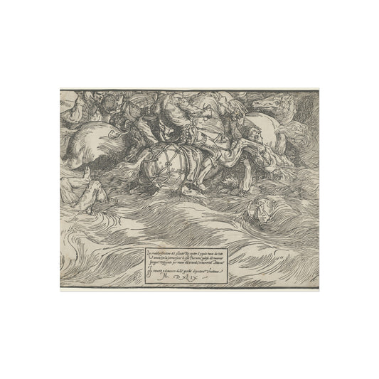 The Submersion of Pharaoh's Army in the Red Sea — Titian Fine Art Poster