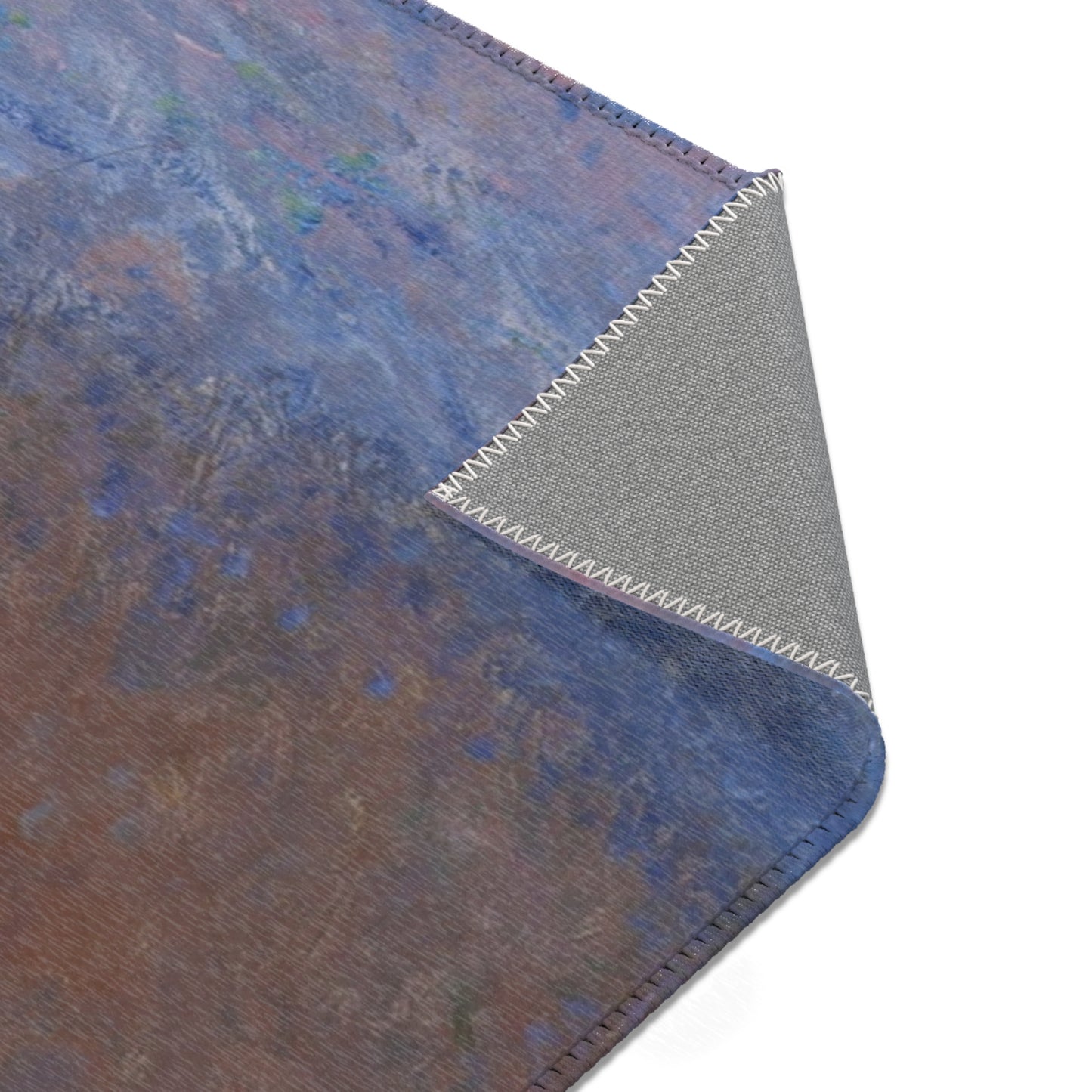 Claude Monet - Stacks of Wheat (Sunset, Snow Effect) | Area Rug