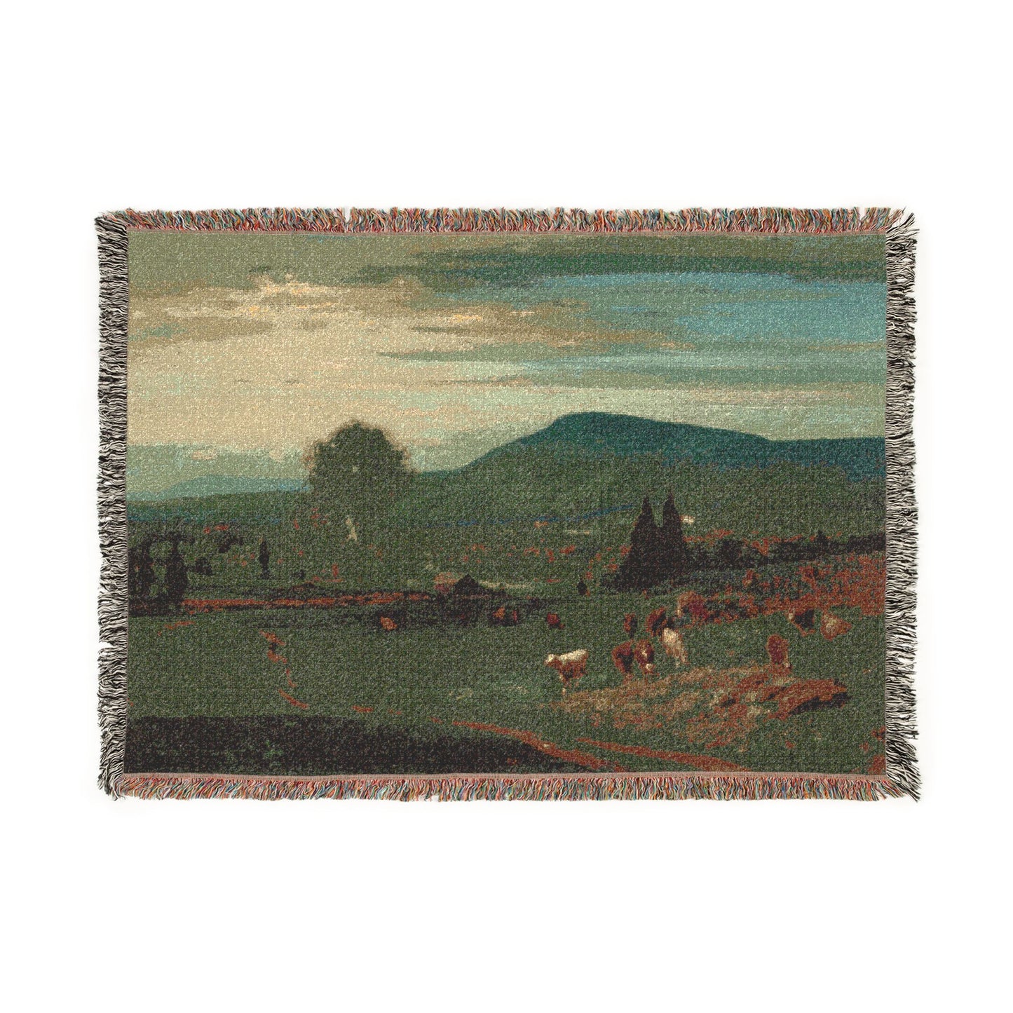 George Inness - Summer in the Catskills | Woven Tapestry Blanket