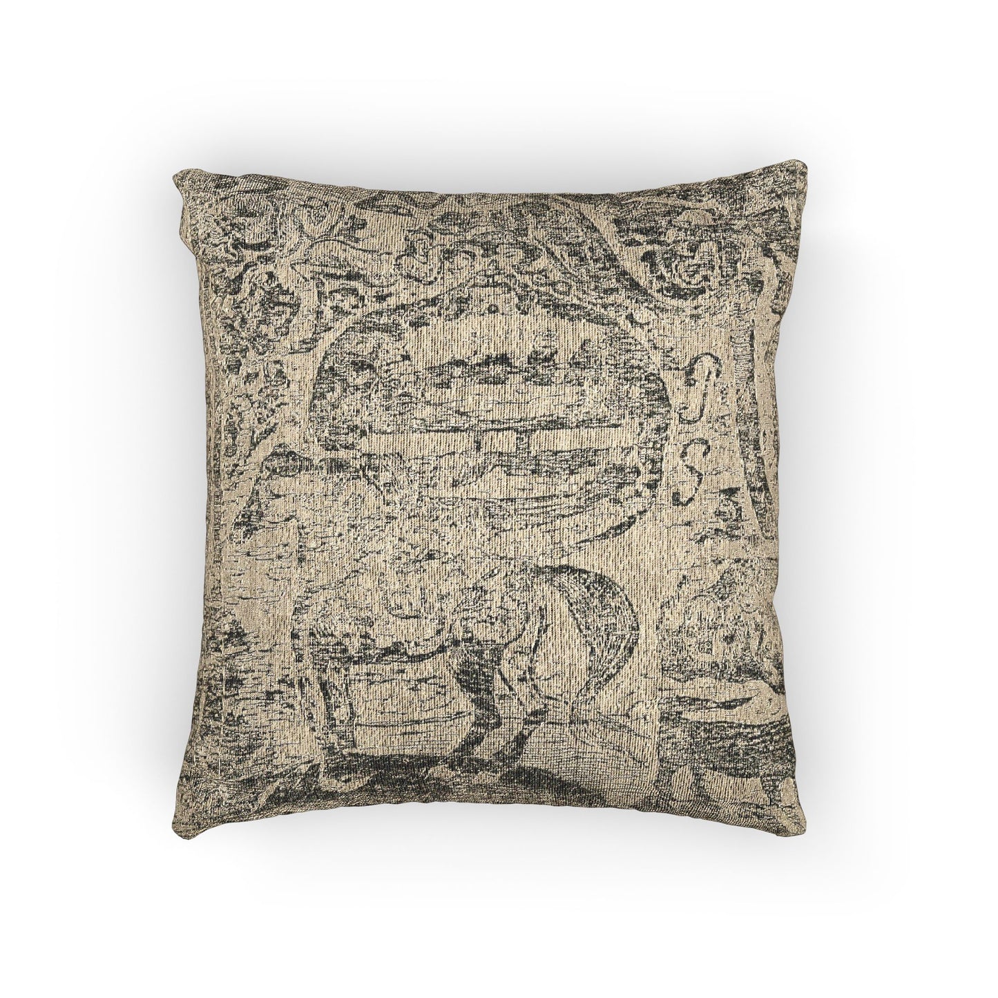 Paul Gauguin - Horse, with Other Animals and Ornaments | Woven Pillow