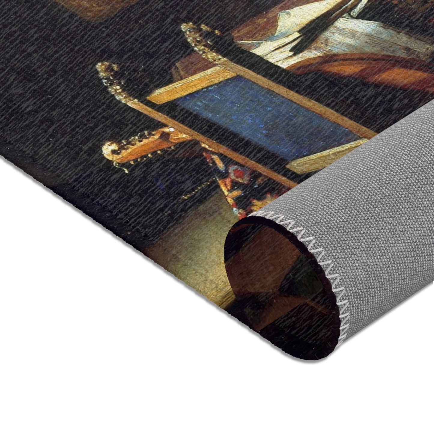 Jan Vermeer van Delft - The Glass of Wine - Google Art Project | Area Rug