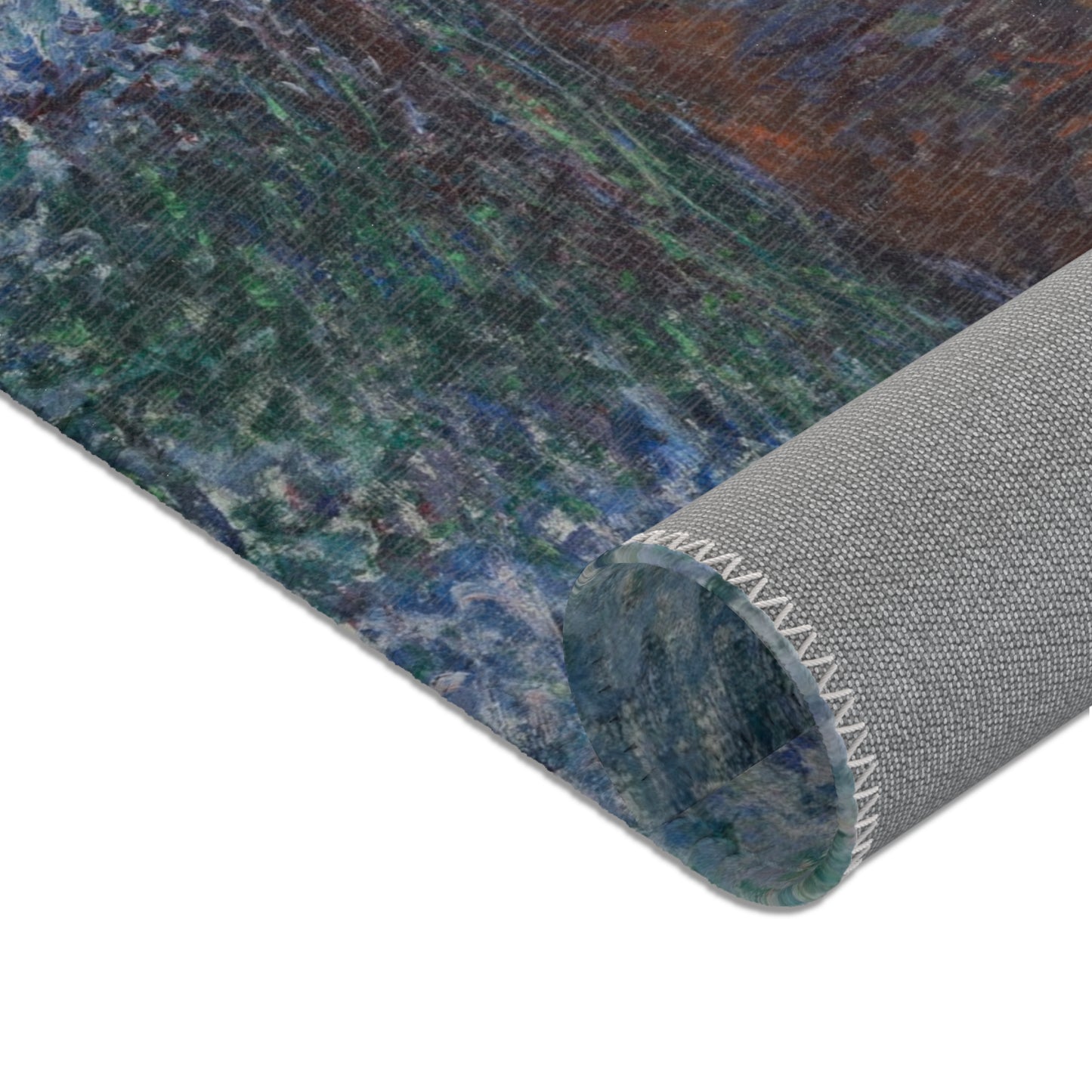 Claude Monet - Rocks at Port-Goulphar, Belle-Île | Area Rug