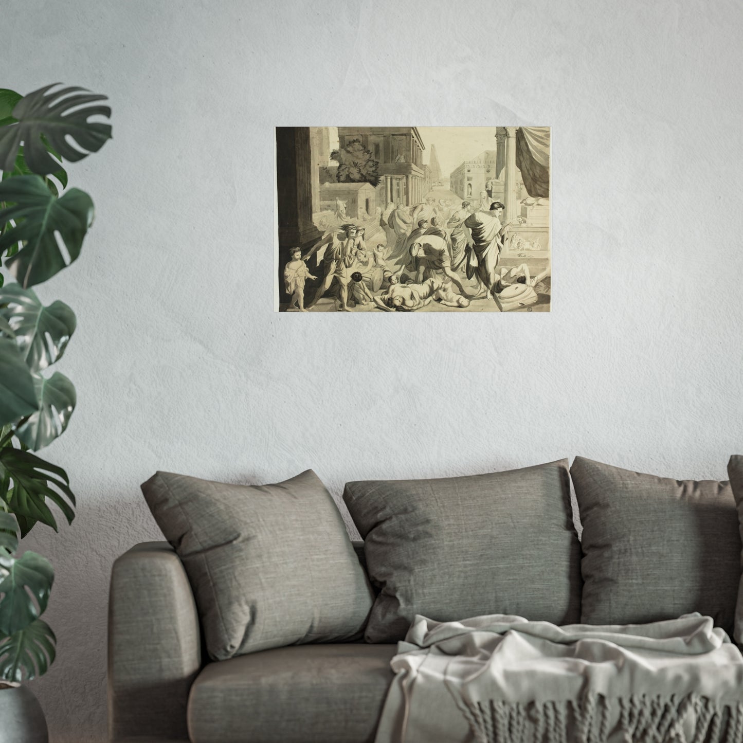 Nicolas Poussin - Plague of Ashdod | Fine Art Poster