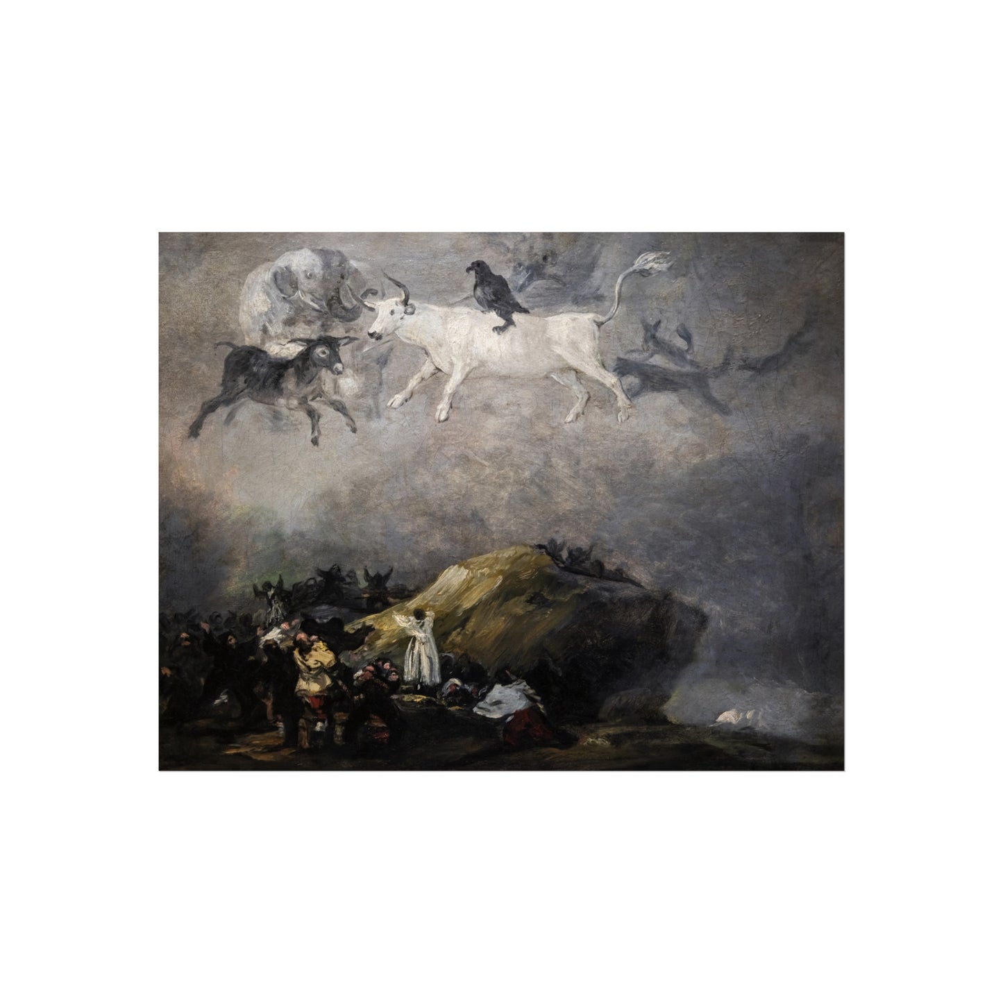 (Agen) Caprice - Francisco de Goya 1818-1819 - Musée des Beaux-Arts d'Agen | Fine Art Poster