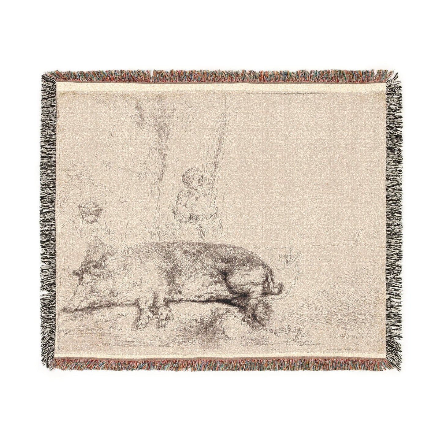 Rembrandt van Rijn - The Hog | Woven Tapestry Blanket