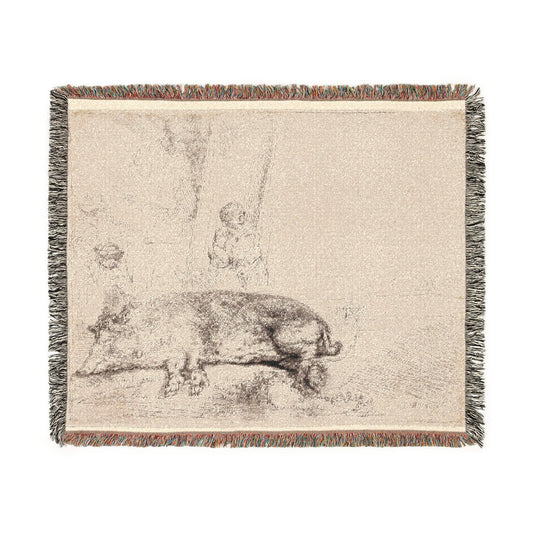 The Hog — Rembrandt Tapestry Blanket