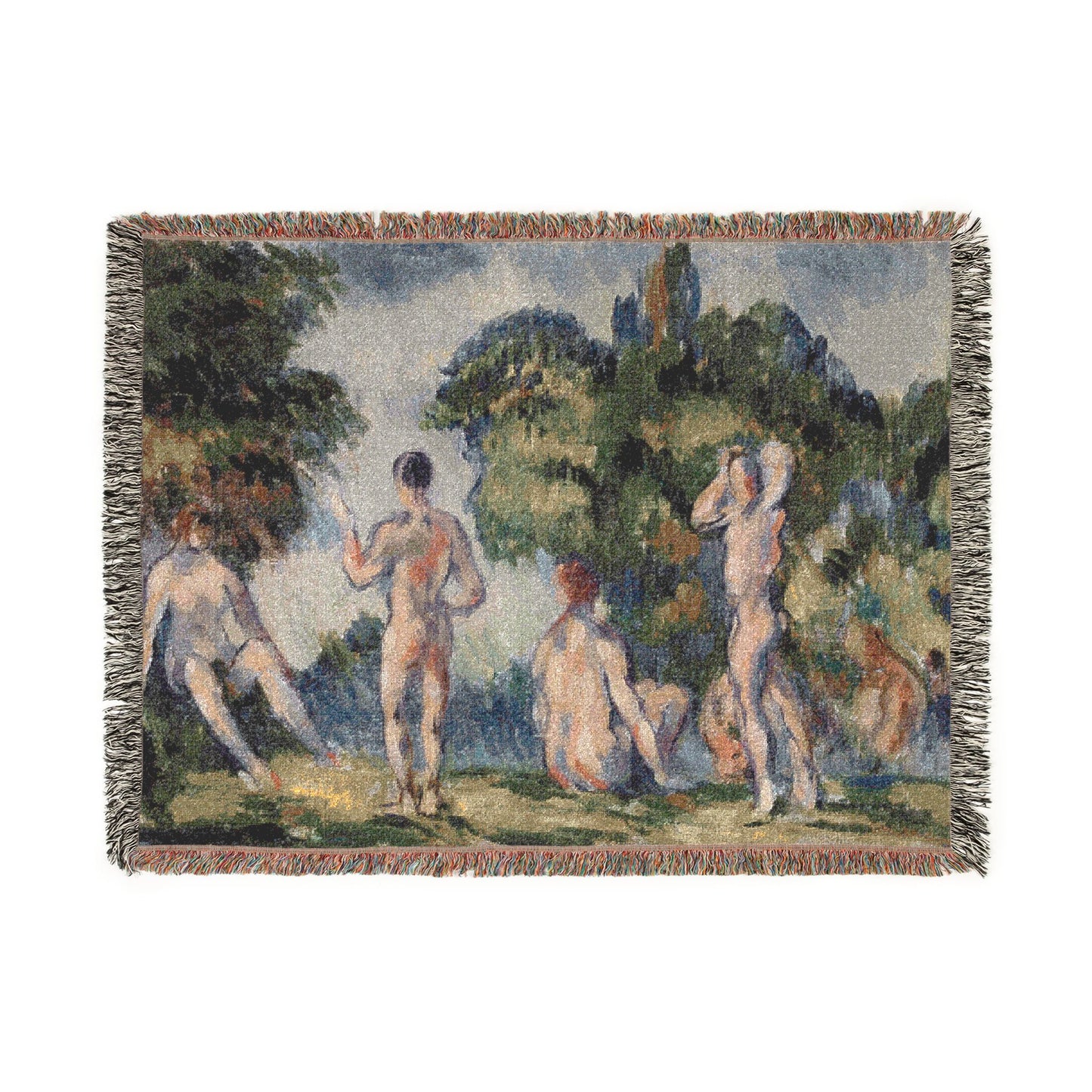 Paul Cezanne - Bathers | Woven Tapestry Blanket