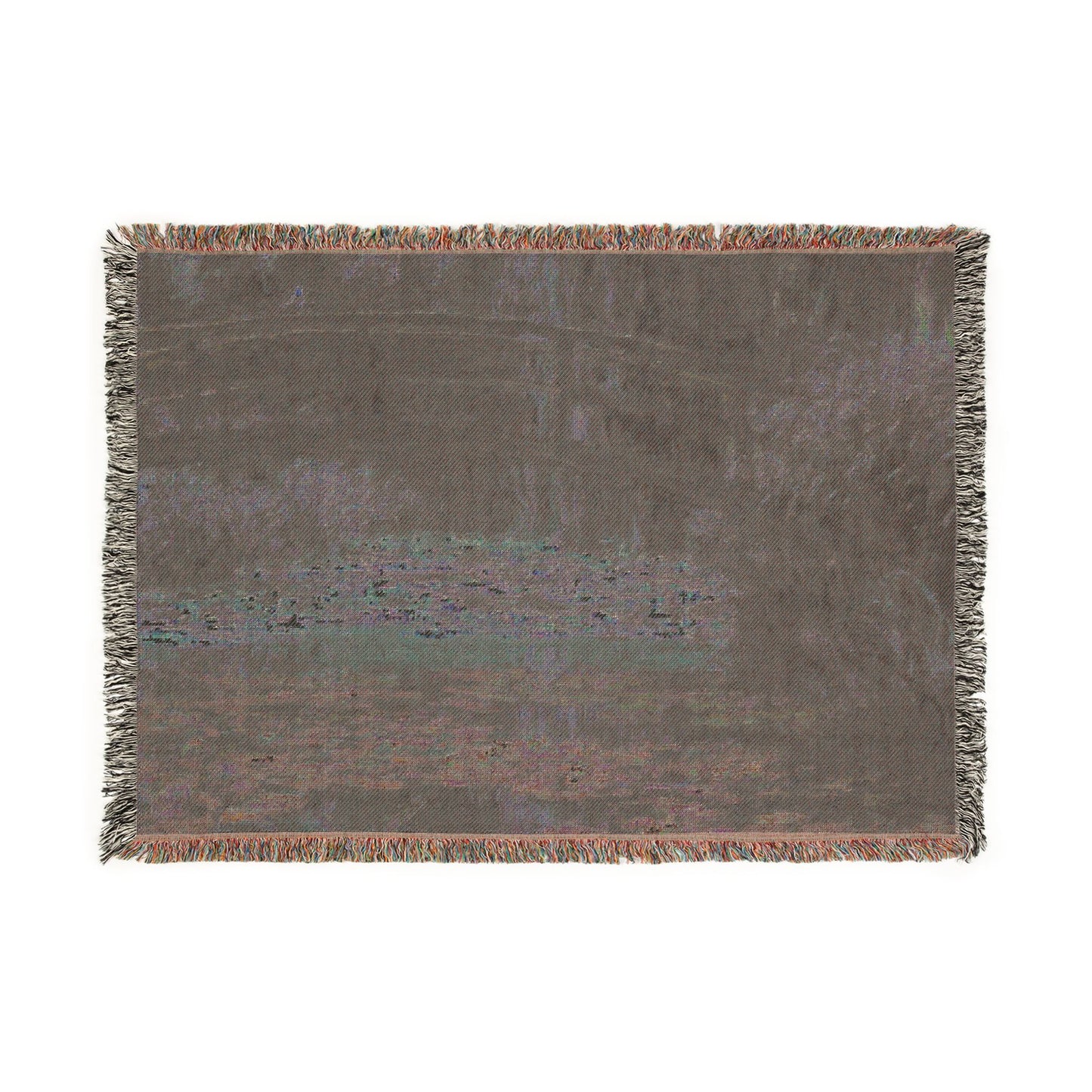 Claude Monet - Water Lily Pond | Woven Tapestry Blanket
