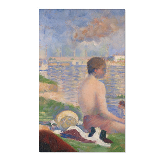 Final Study for Bathers at Asnières — Seurat Area Rug