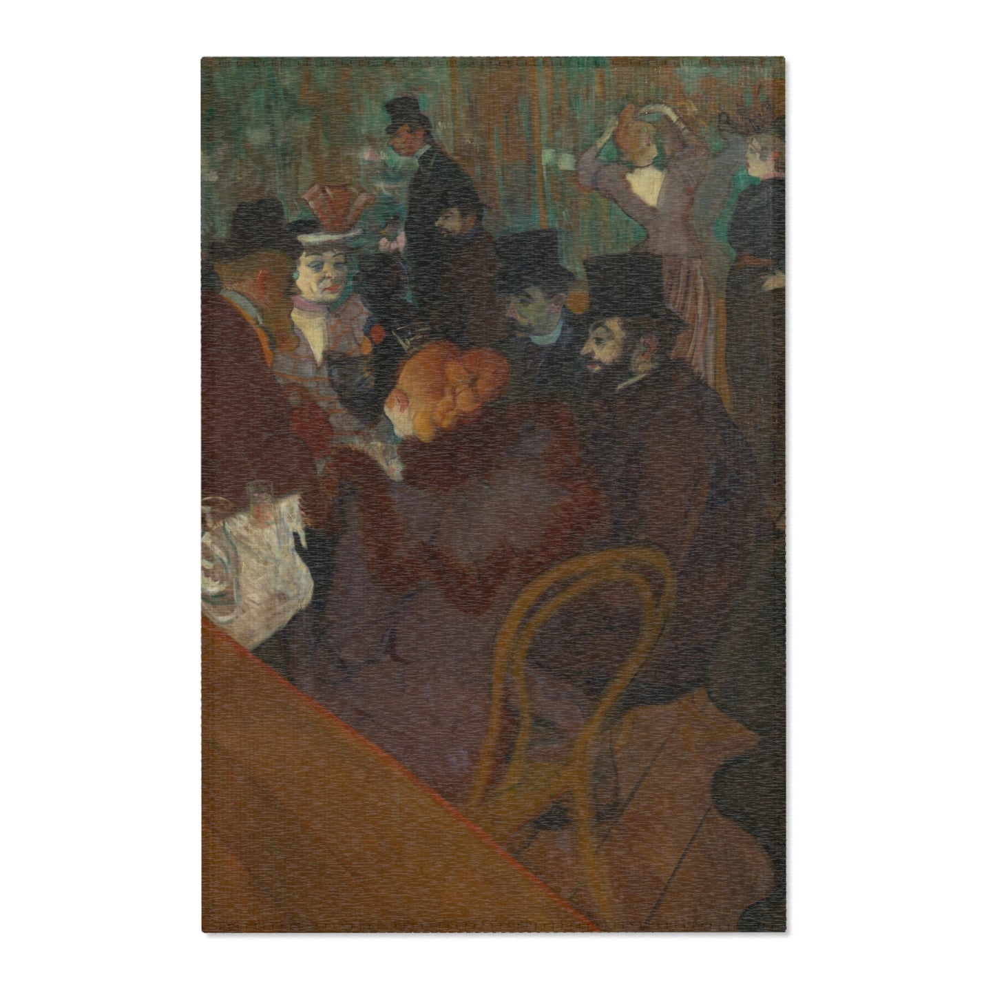 Henri de Toulouse-Lautrec - At the Moulin Rouge | Area Rug