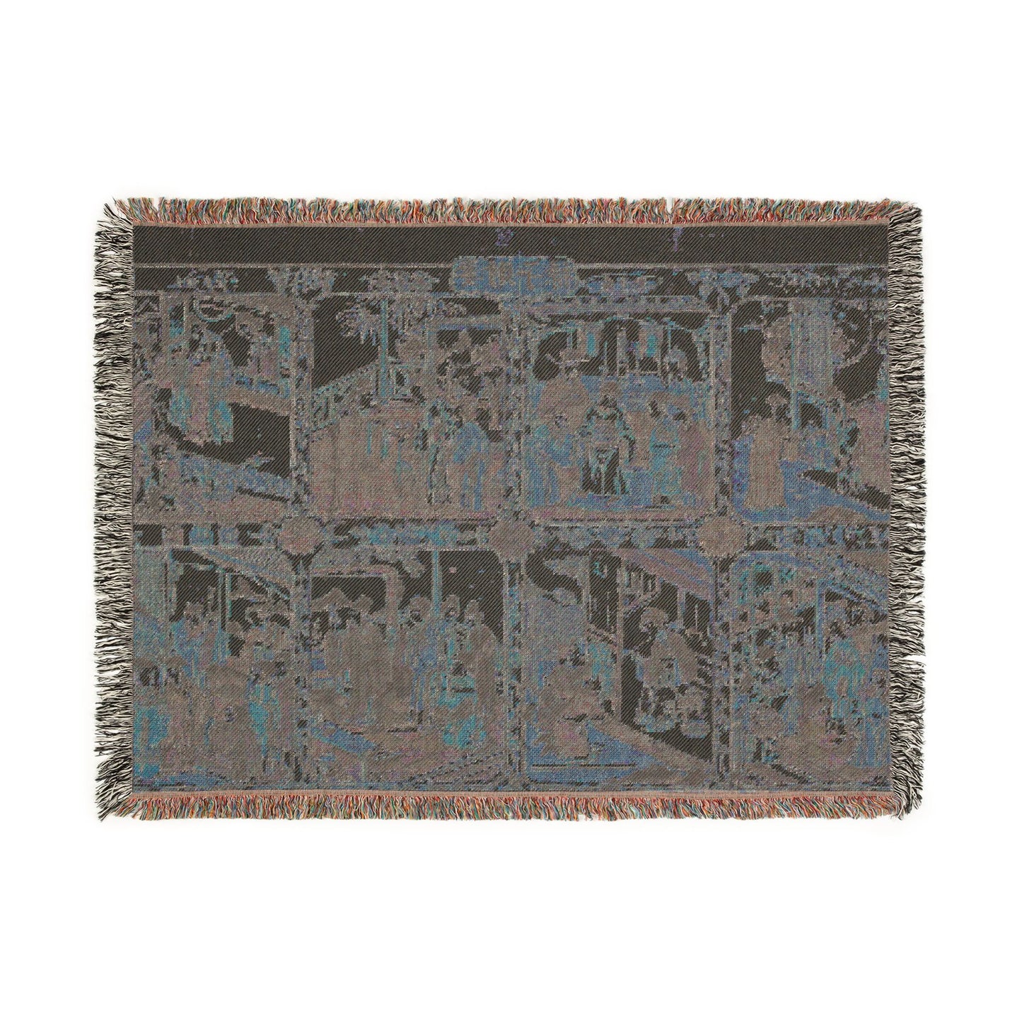 Wife, Wealth, Sons, and a Salary Woven Throw Blanket
