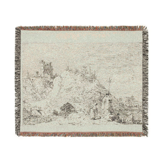 Landscape with the Pilgrim — Canaletto Tapestry Blanket