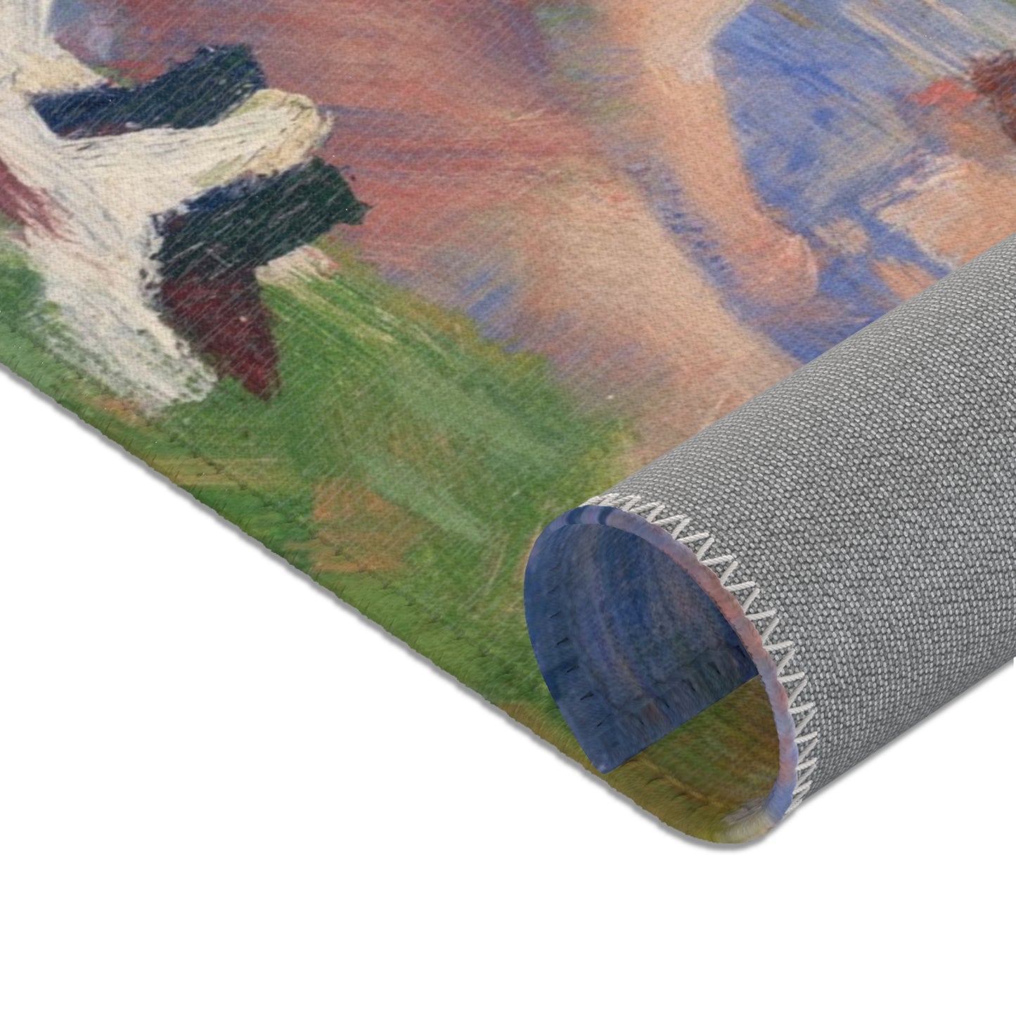 Georges Seurat - Final Study for Bathers at Asnières | Area Rug