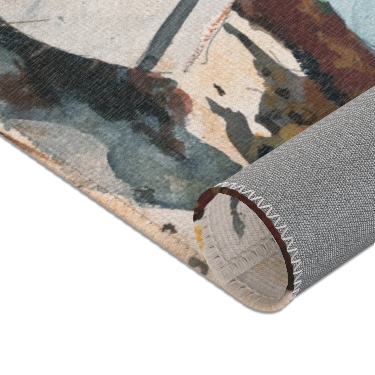 Winslow Homer - After the Hurricane, Bahamas | Area Rug