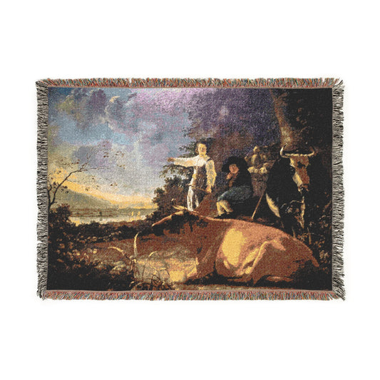 Cattle with Shepherds — Cuyp Tapestry Blanket