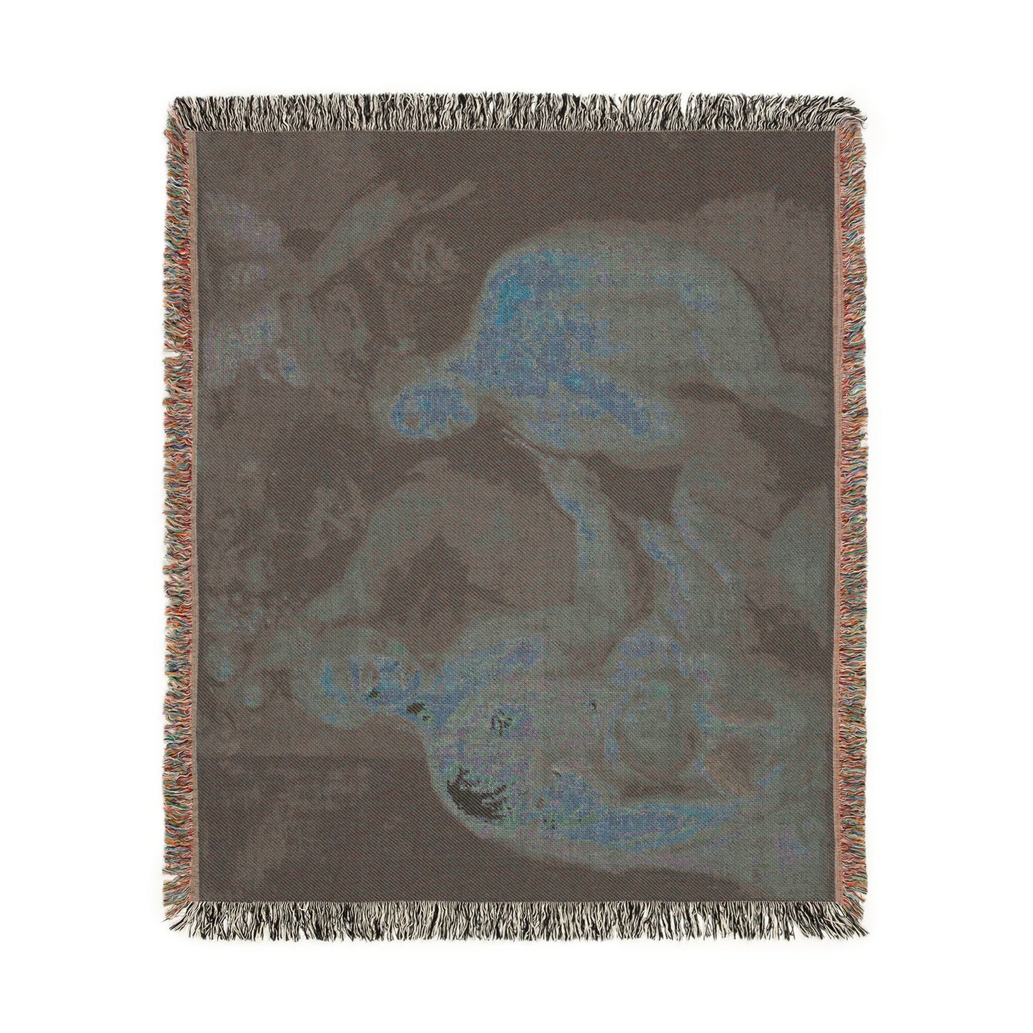 Imitator of Titian - Allegory of Venus and Cupid | Woven Tapestry Blanket