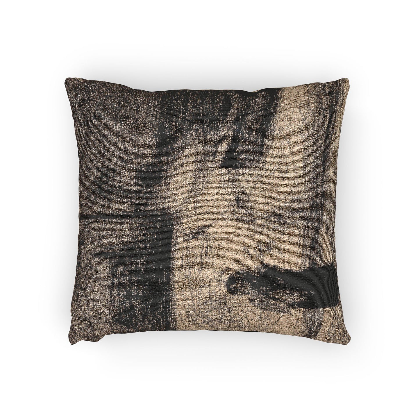 Georges Seurat - The Zone (Outside the City Walls) | Woven Pillow