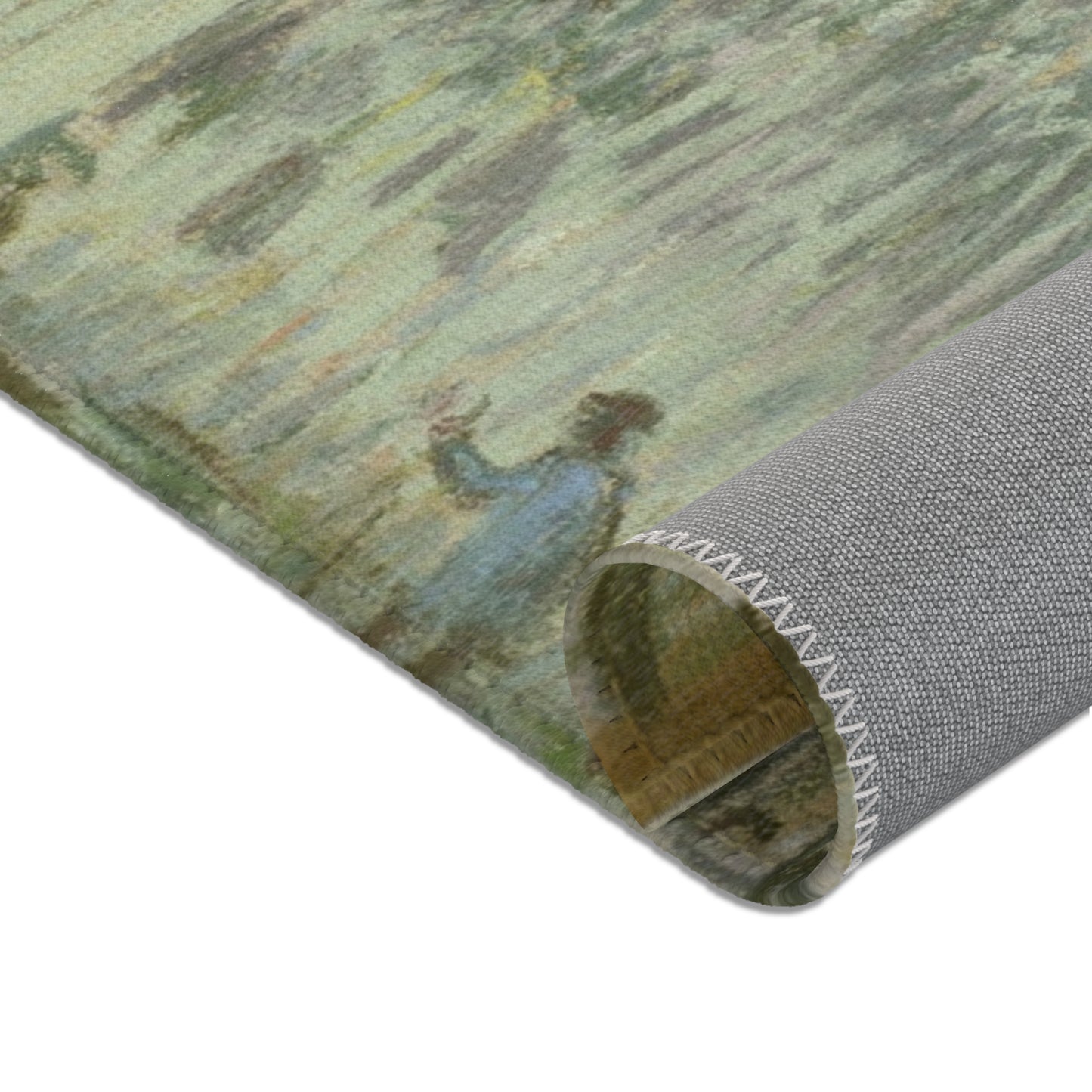 Alfred Sisley - A Corner of Moret-sur-Loing | Area Rug
