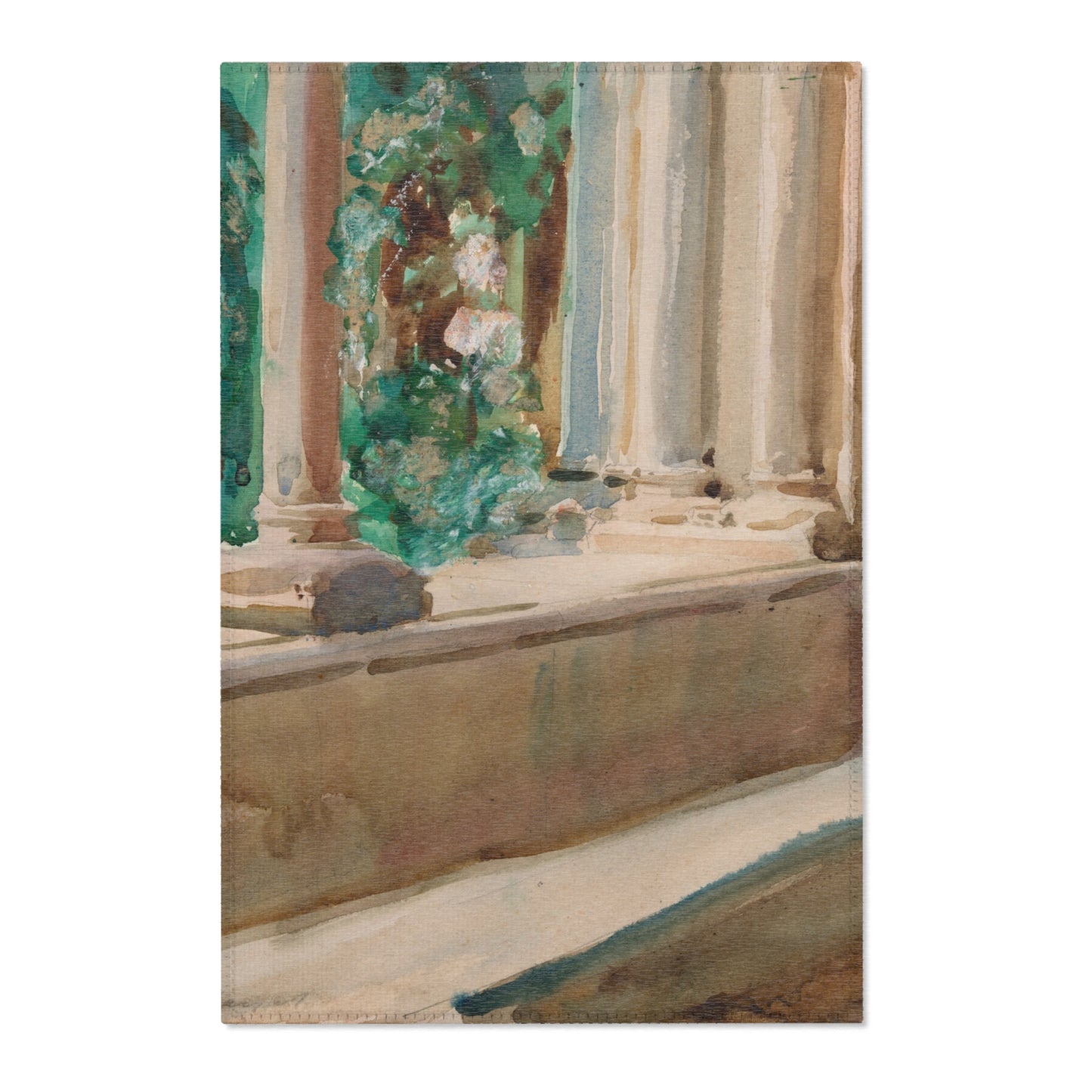 John Singer Sargent - Tarragona Terrace and Garden | Area Rug