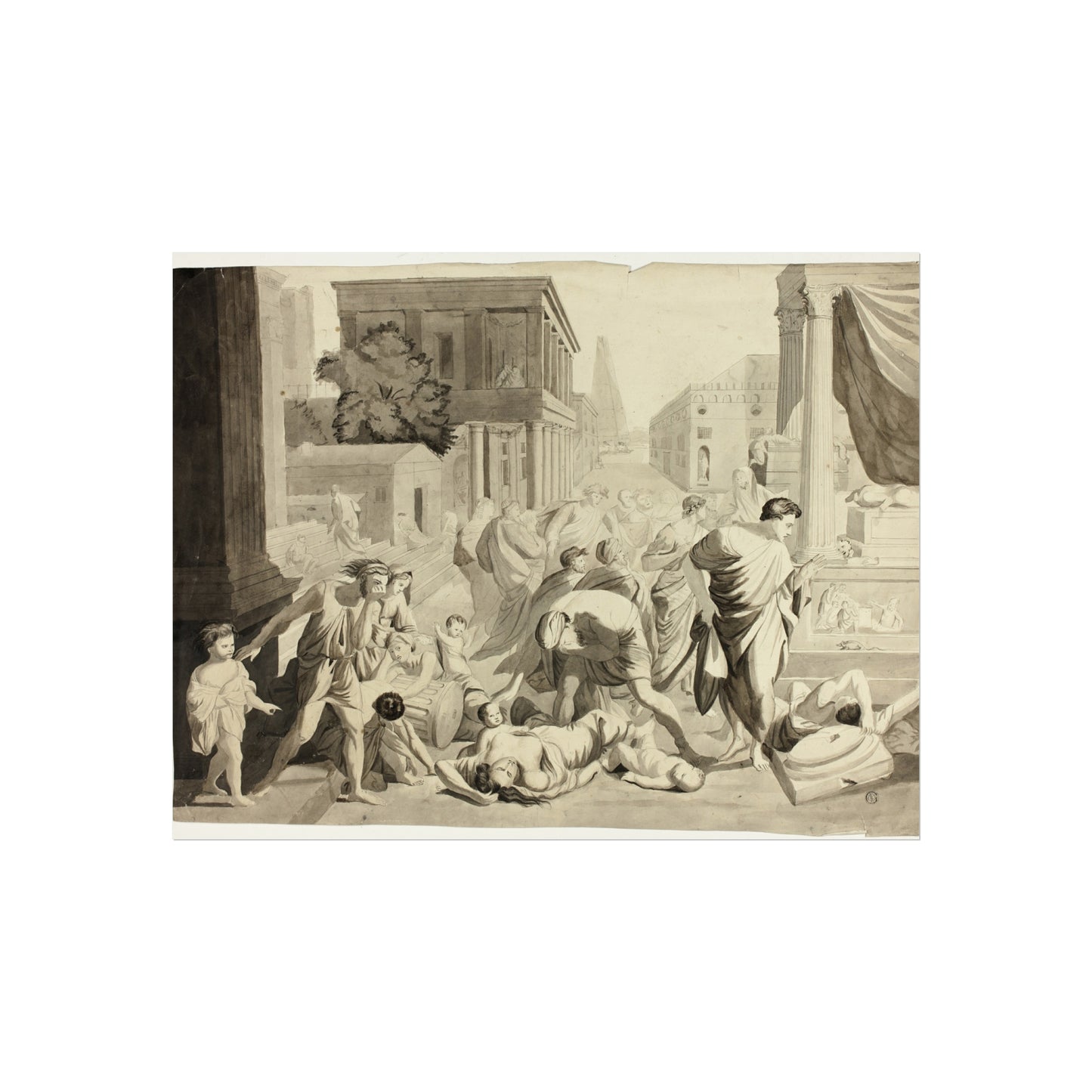 Nicolas Poussin - Plague of Ashdod | Fine Art Poster