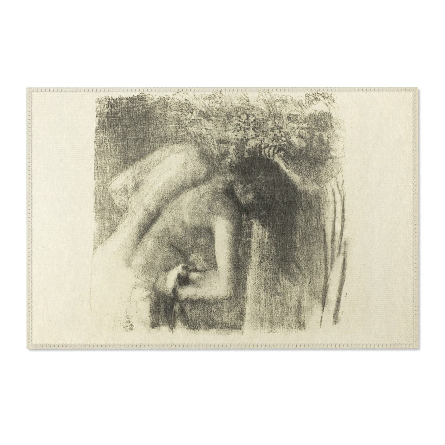 Hilaire Germain Edgar Degas - After the Bath (large version) | Area Rug